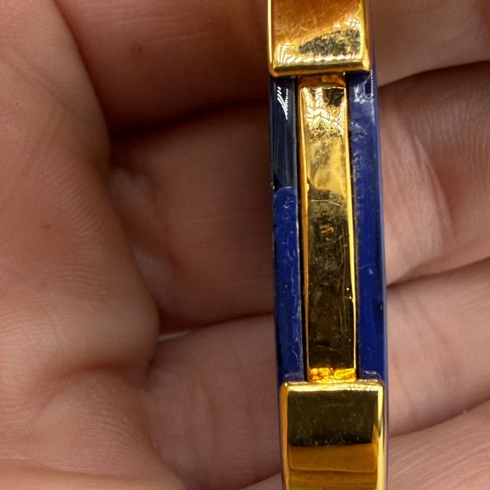 Vintage Bally's Las Vegas Keychain Blue Gold Tone Casino Souvenir READ